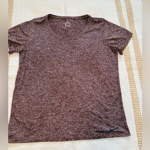Nike Women's Maroon Heathered Tee
